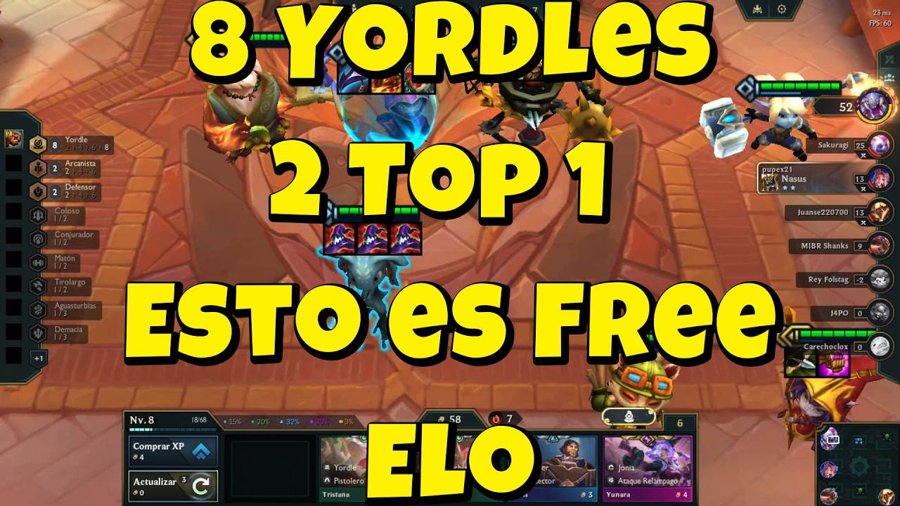 8 Yordle La mejor Compo del Meta? SET 16 de TFT PARCHE 16.5
