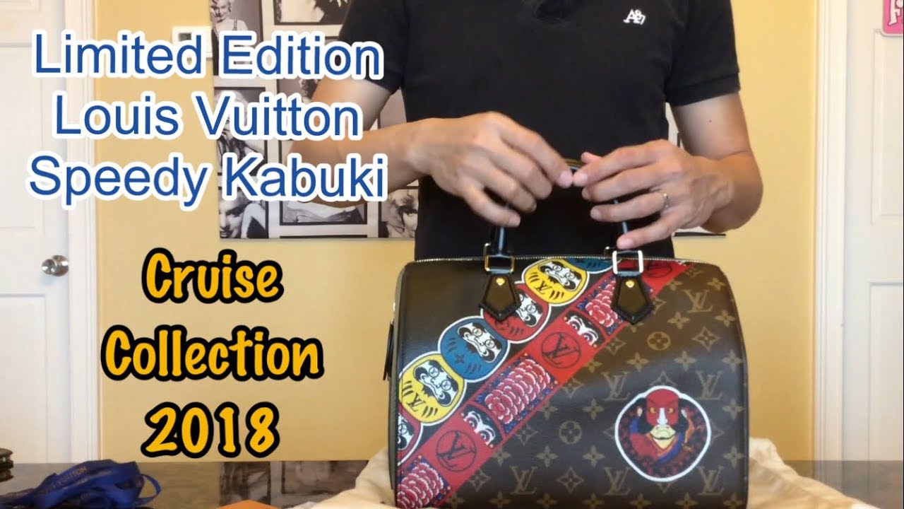 New Release! Louis Vuitton Speedy Kabuki Cruise Collection 2018