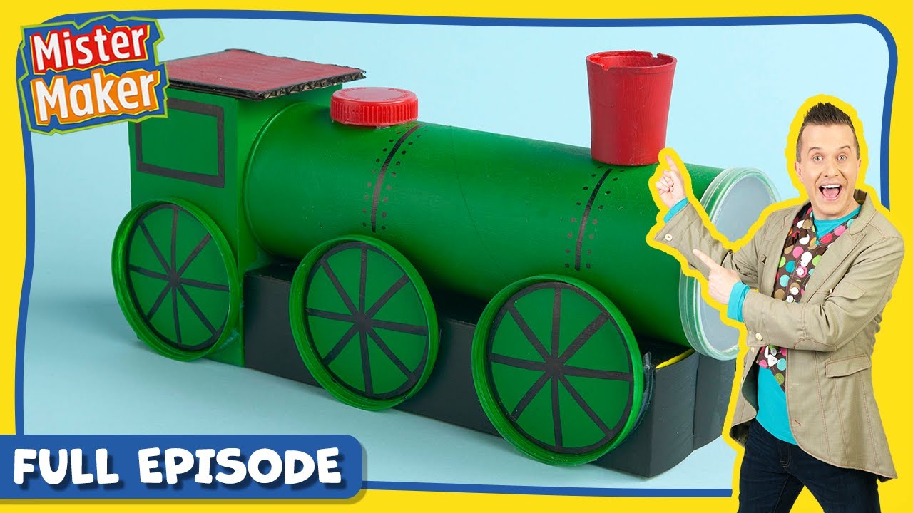 Mister Maker 🎨 Series 1, Episode 3 | Pencil Holder Train ✏️ | FULL EPISODE