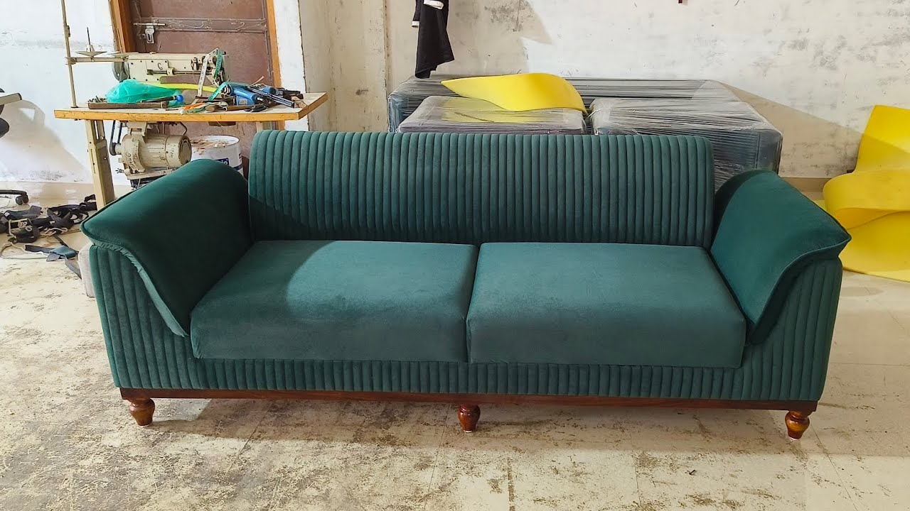 luxury sofa/homemade floor sofa/How To Make New Design Sofa/ /Three Seater Sofa Kaise Banayen/sofa