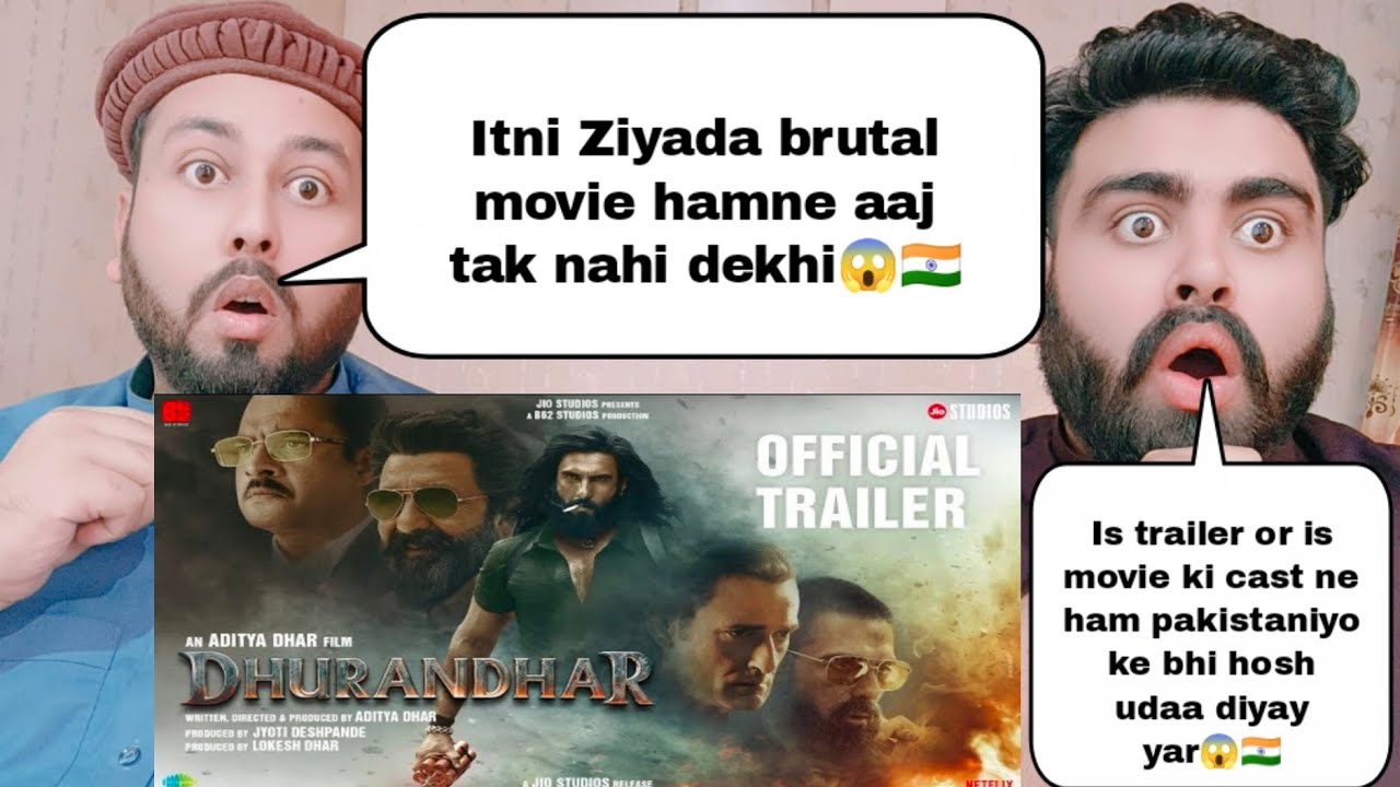 Pakistani Reaction on Dhurandhar Official Trailer | Ranveer Singh | Aditya Dhar | 