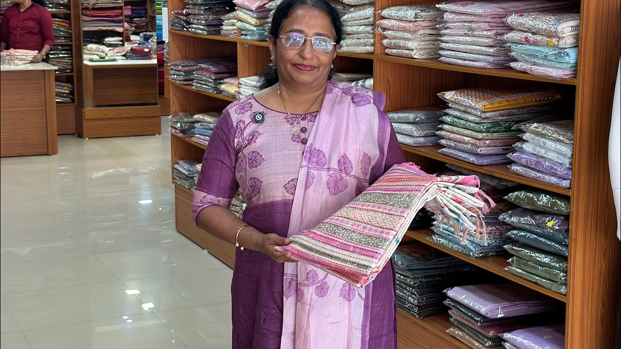 🌸Semi Silk Sarees With Floral Design and Kantha work sarees🌸WhatsApp to order-9074244276