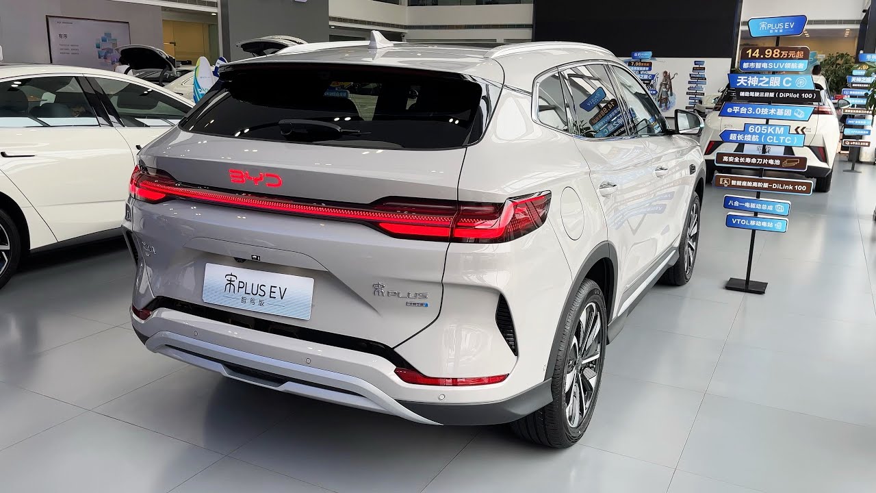 2025 BYD Song Plus EV Interior and Exterior in details 4K