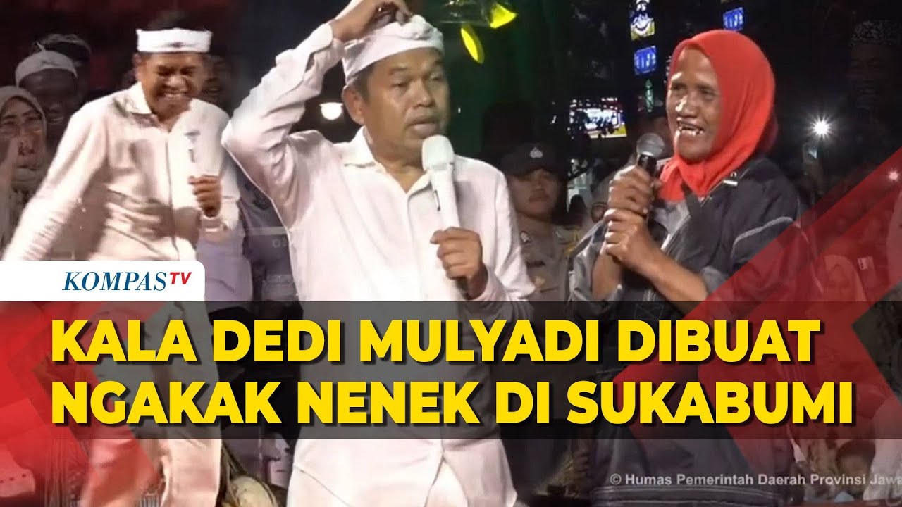 Kocak! Dedi Mulyadi Dibuat Ngakak oleh Nenek di Sukabumi hingga Beri Segepok Uang