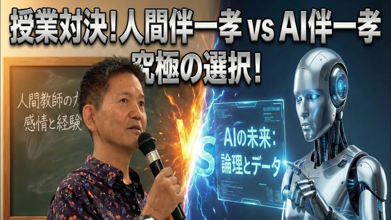 【授業の百科事典】人類とAIで「授業対決」やってみた！《第１回戦》