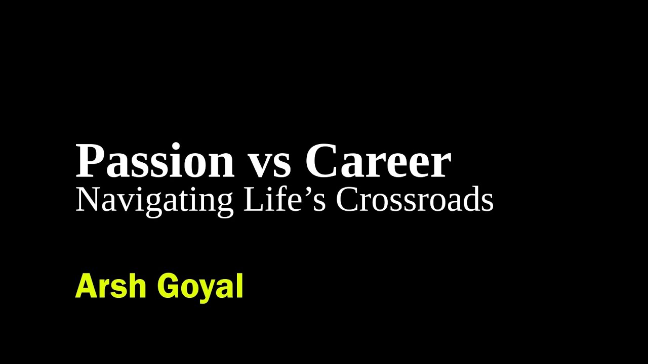Passion Vs Career | Arsh Goyal | TEDxOriental Institute of Science and Technology