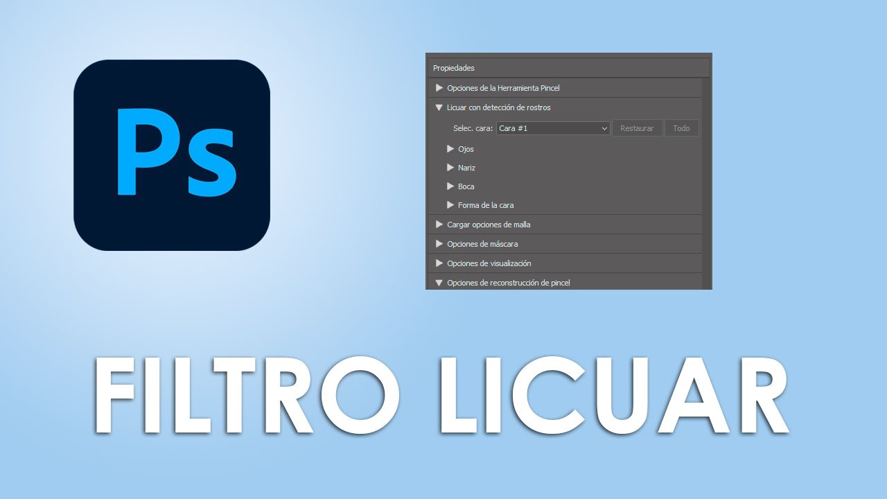 Filtro Licuar de Photoshop