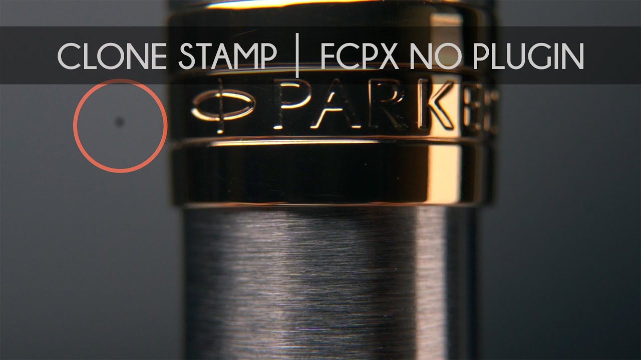 FCPX Clone Stamp I Remove SENSOR & LENS dust/spots from your videos