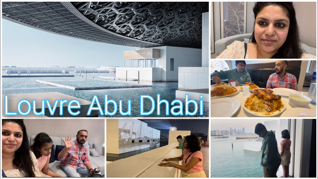Trip To Abu Dhabi / Louvre Museum / Dubai Vlog @tizzjuno
