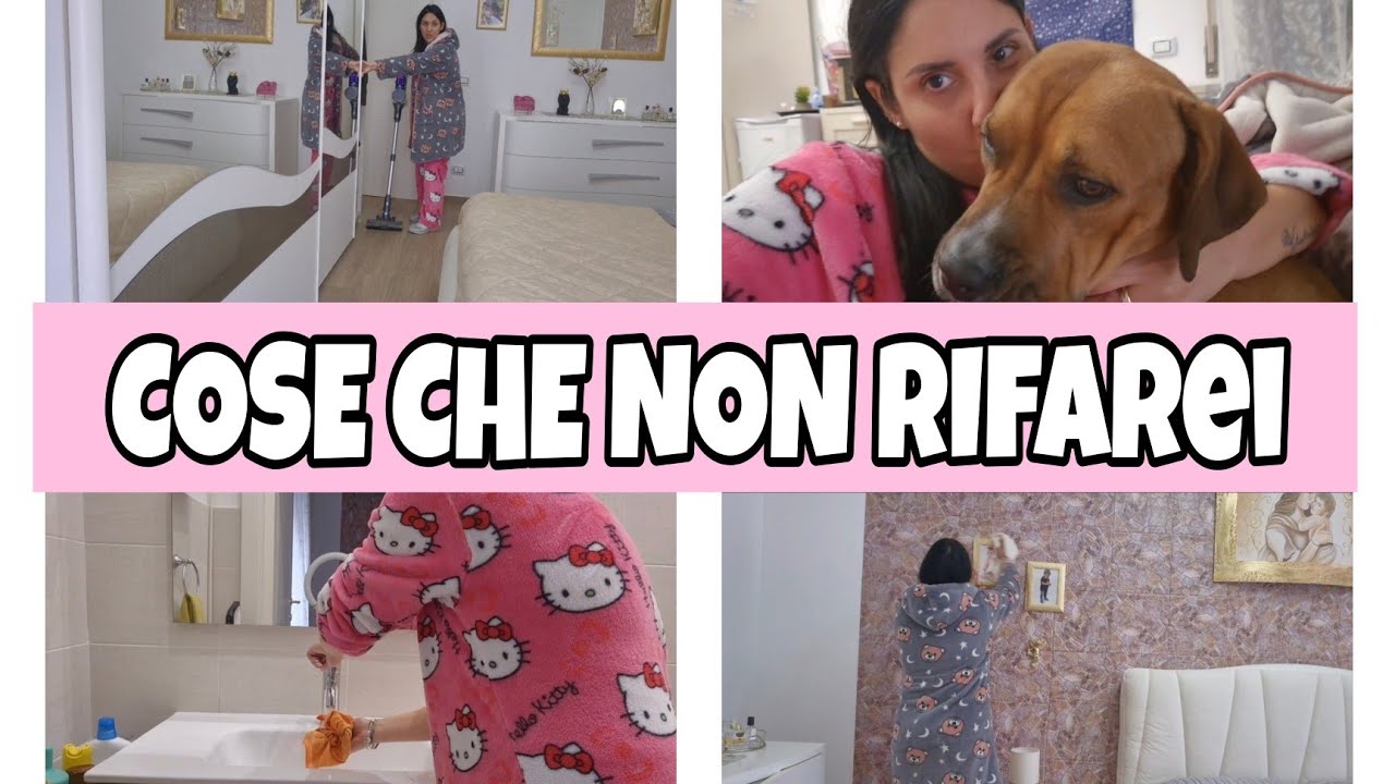 COSE CHE NON RI FAREI MAI PIÙ A CASA MIA / PULIZIE E VLOG GIORNALIERO 