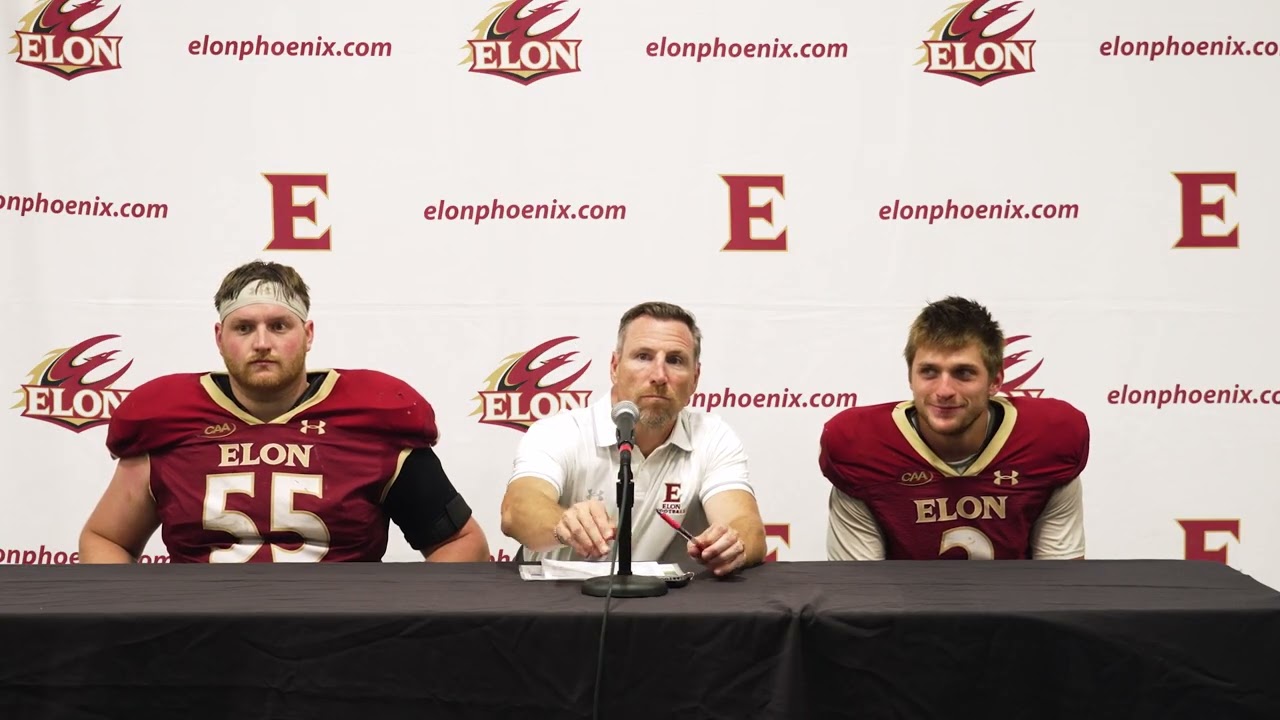 Elon Football vs. Davidson Postgame Press Conference 9.6.25