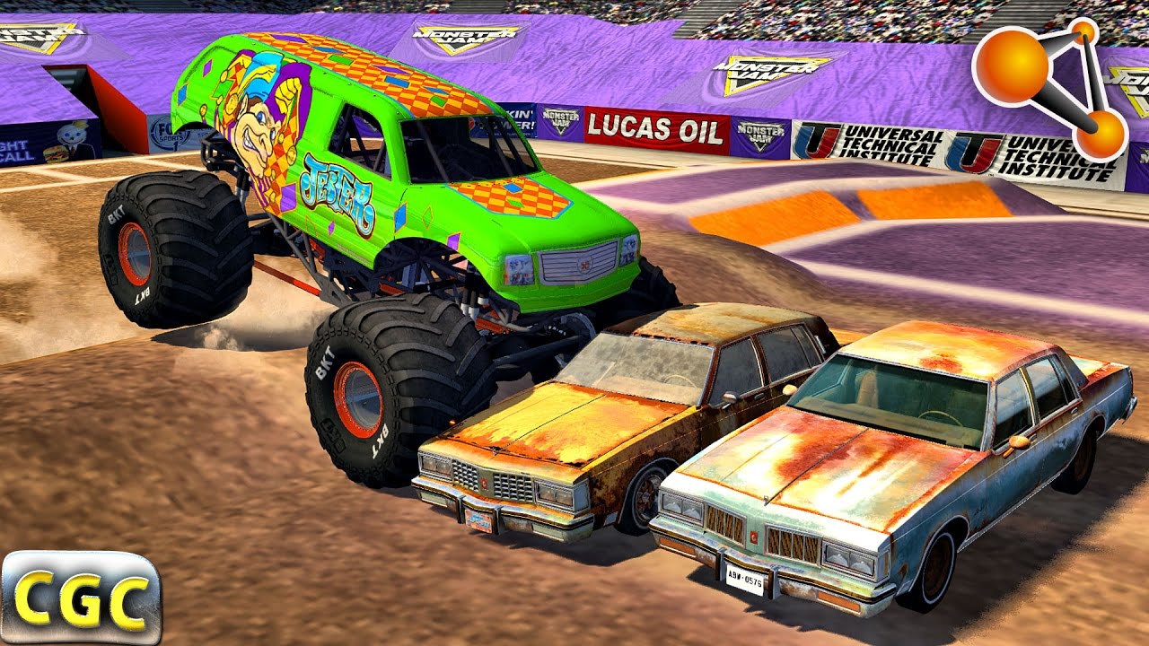 Monster Truck crashes Monster Jam BeamNg drive #2