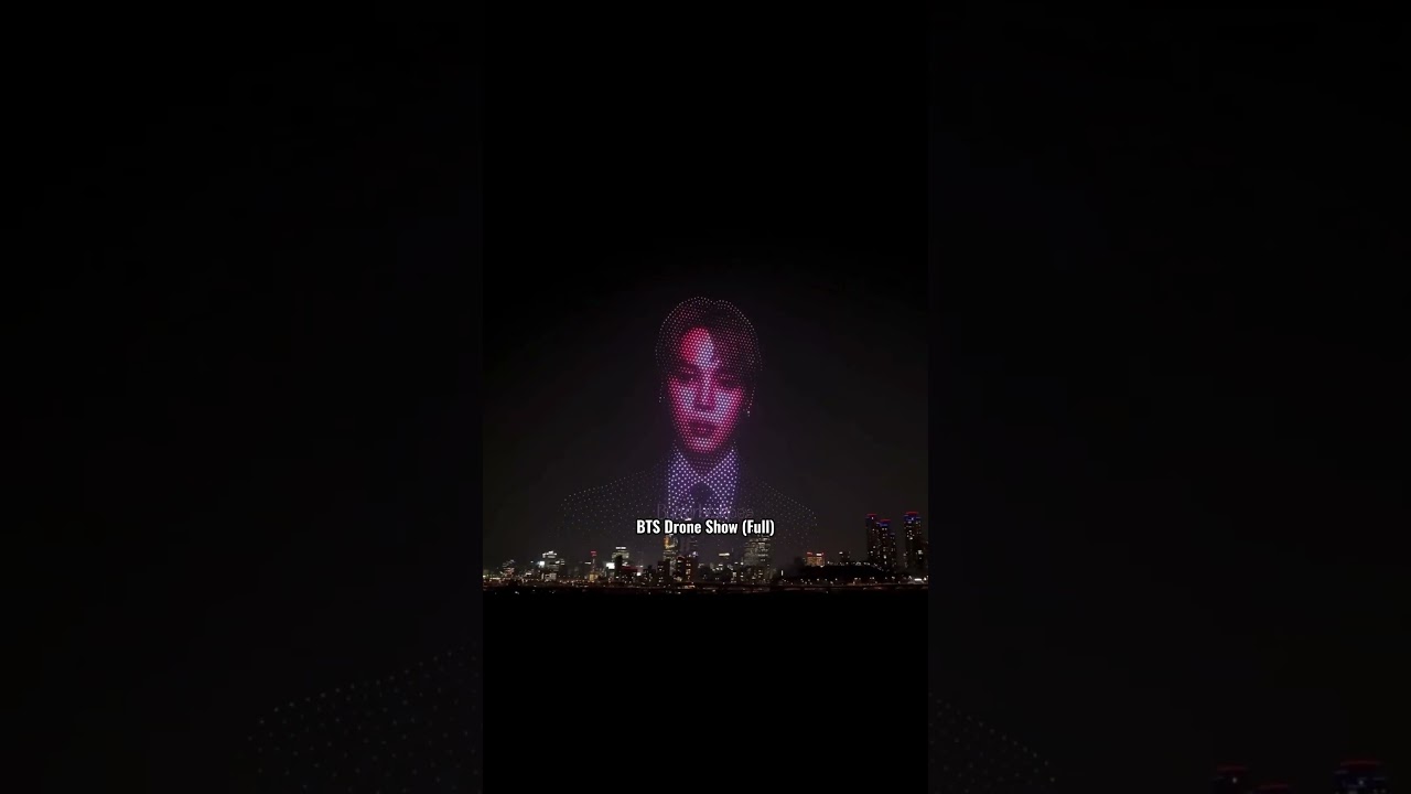 Полное шоу BTS с дронов 🔥
