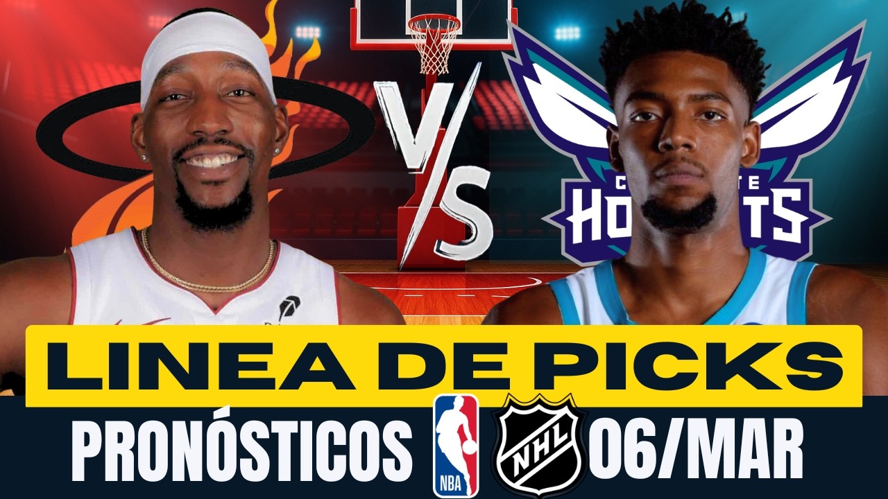 🔥🏀🏒 PRONÓSTICOS NBA Y NHL PARA HOY 06 MARZO 🤑 PARLAY GRATIS🔥