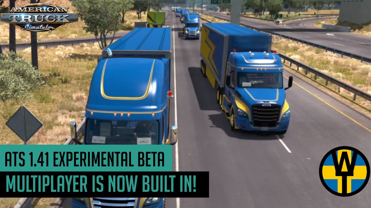 ATS 1.41 Experimental beta - Multiplayer is here!