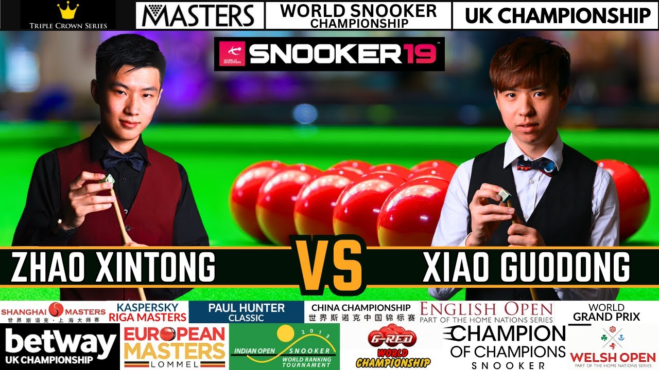 Zhao Xintong vs Xiao Guodong | World Championship – Snooker 19 LIVE