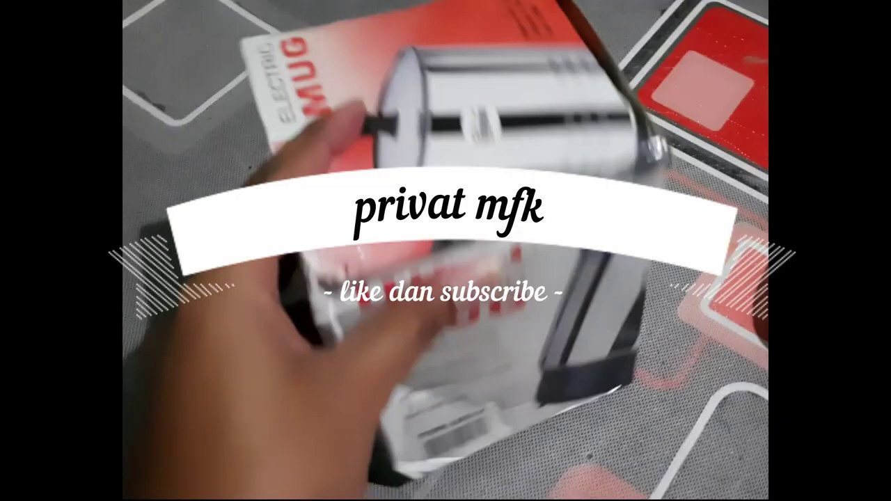 unboxing dan test pemanas air listrik lesindo LS314 (mug electric) hanya 30 ribuan saja