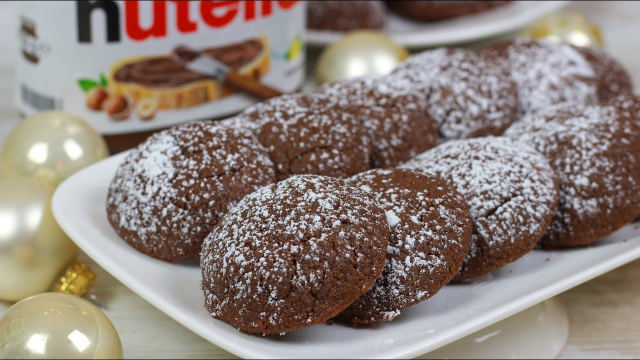 Nutella Plätzchen mit nur 4 Zutaten in 15 Minuten schon fertig