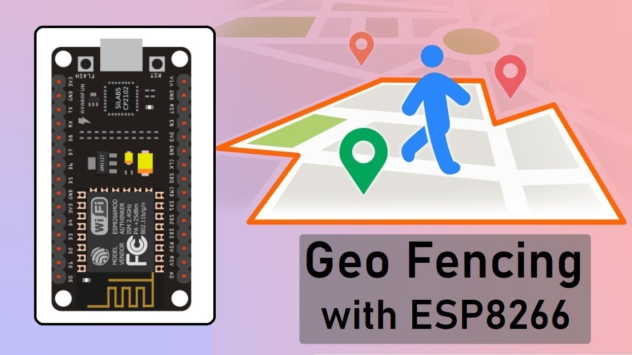 Геозонирование с модулем GPS и ESP8266 для мониторинга цели или местоположения