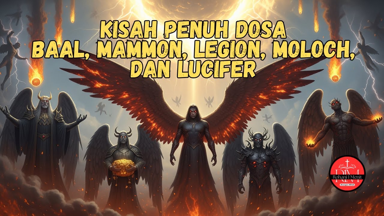 Ketika Surga Memberontak: Kisah Penuh Dosa Baal, Mammon, Legion, Moloch, dan Lucifer