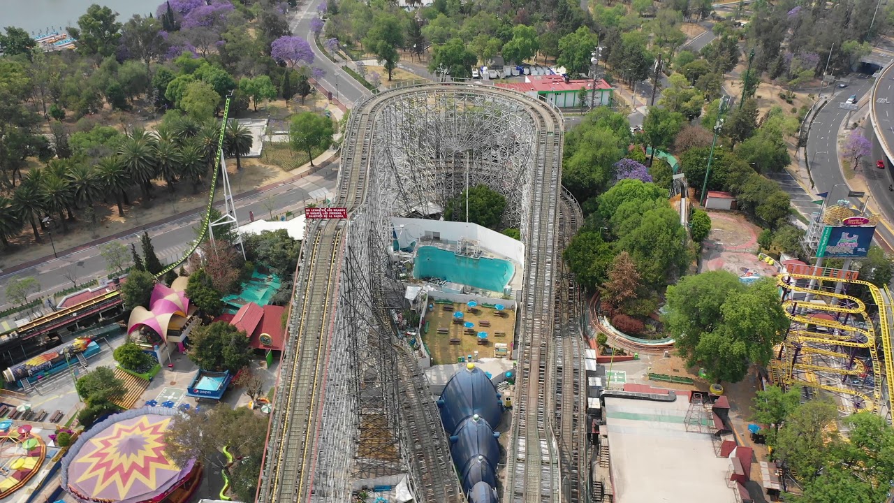 La Feria de Chapultepec Aerial View April 2020