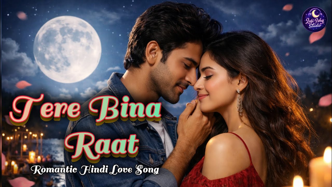 Tere Bina Raat 💜 | Hindi Lofi Love Song | Slow + Reverb | lofi love song | Lofi Ishq Studio #newsong