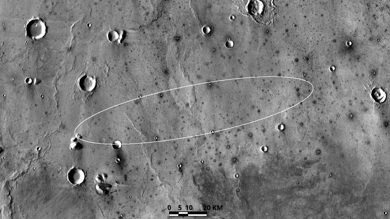 Elysium Planitia landing site for NASA's InSight mission to Mars