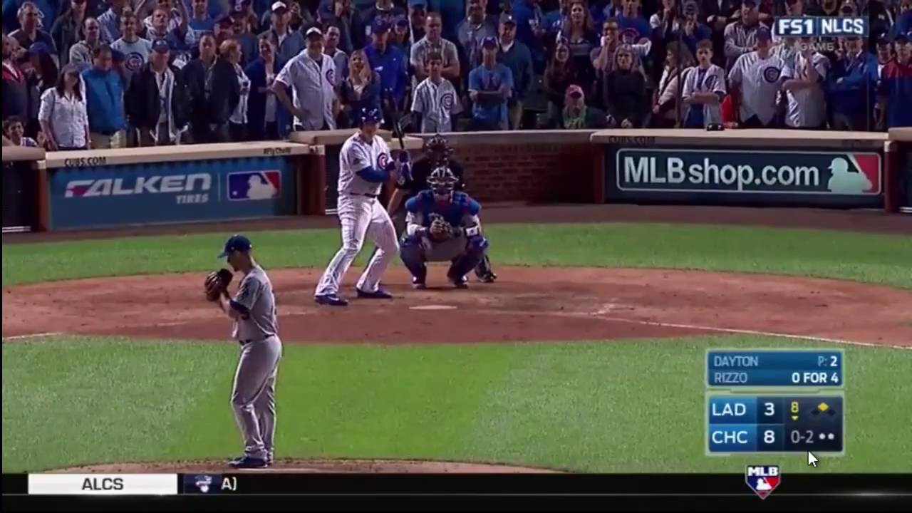 CUBS vs DODGERS /8th inning SHOCKER! (game1): Montero´s GRANDSLAM + Back to Back HRs(((STEREO)))