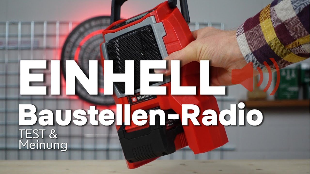 EINHELL Akku-Radio | TC-RA 18 Li BT Solo | Test & Meinung