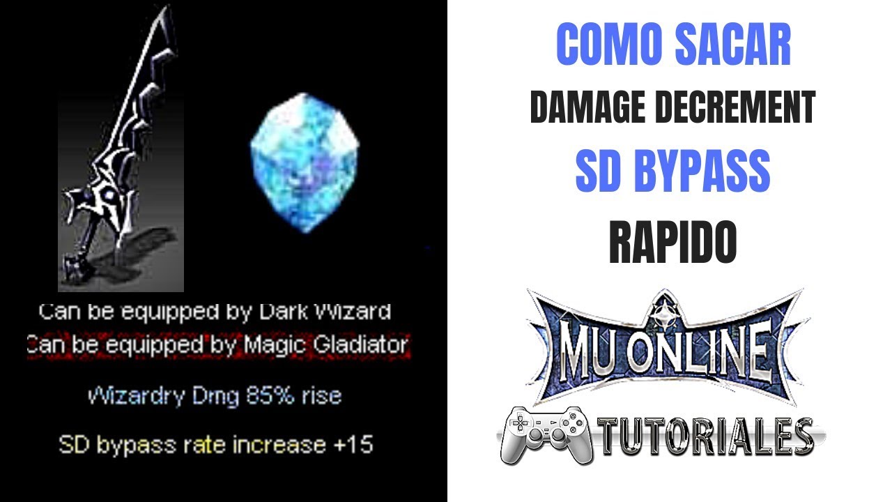 GUIA Jewel of Harmony Como sacar la opcion SD BYPASS y DAMAGE DECREMENT Rapido Mu Online 2023