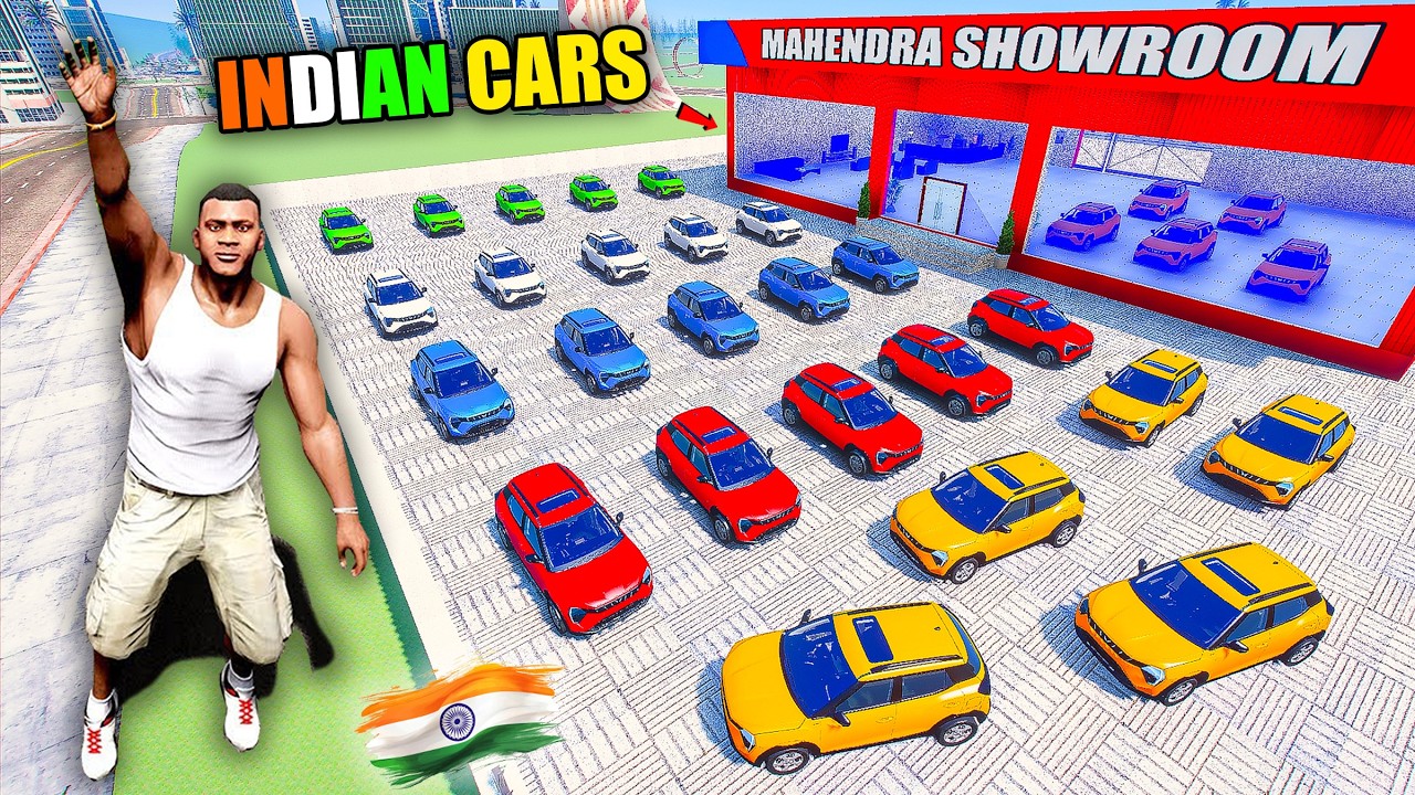 Franklin & Shinchan Open Mahendra Car Showroom in Indian Bike Driving 3D