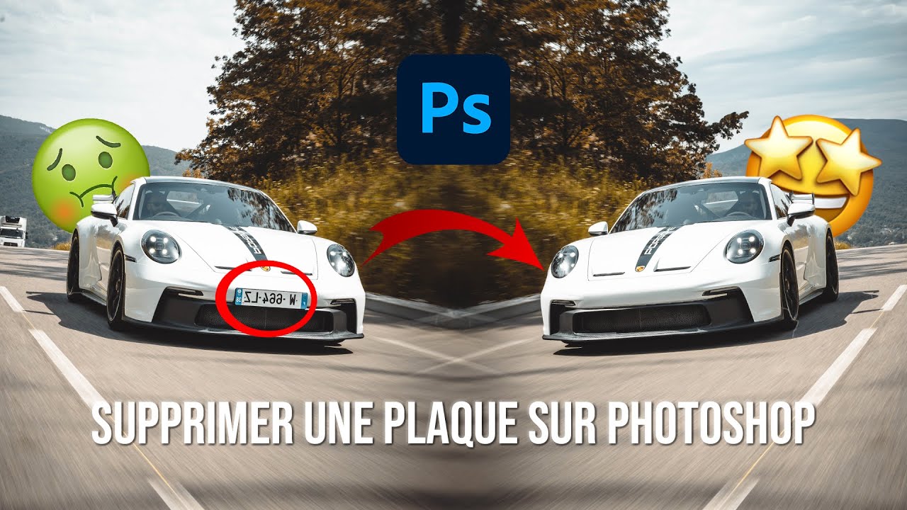 COMMENT SUPPRIMER UNE PLAQUE SUR PHOTOSHOP ??