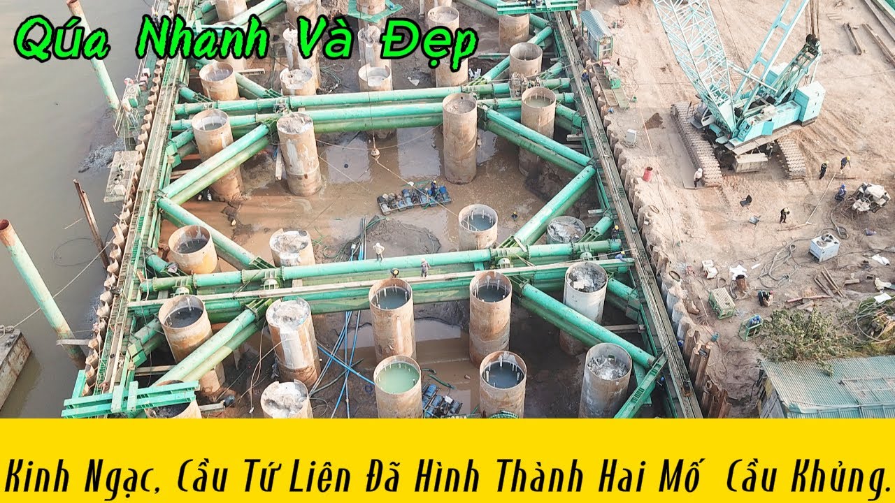 Hình Ảnh Cầu Tứ Liên Đang Hình Thành -  Đưa Thủ Đô Lên Tầm Cao Mới..