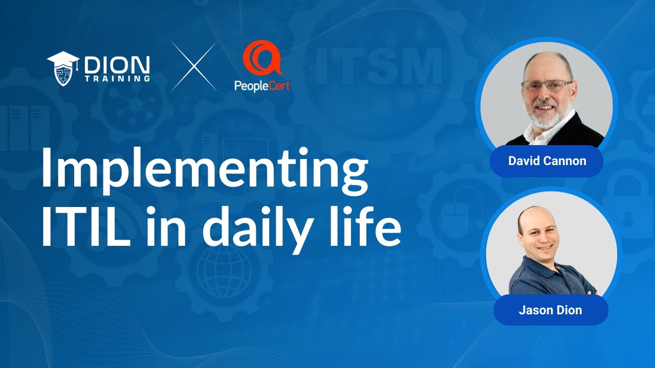 Implementing ITIL in daily life