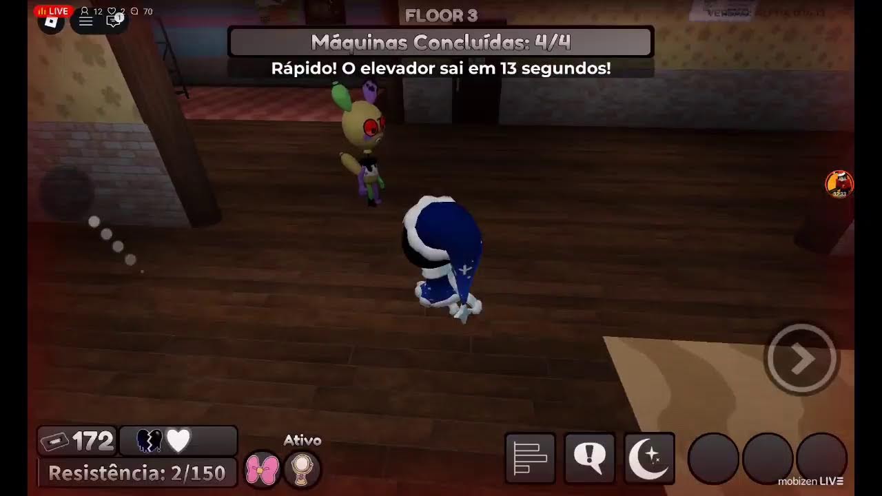 jogando Robloxx👍🤪