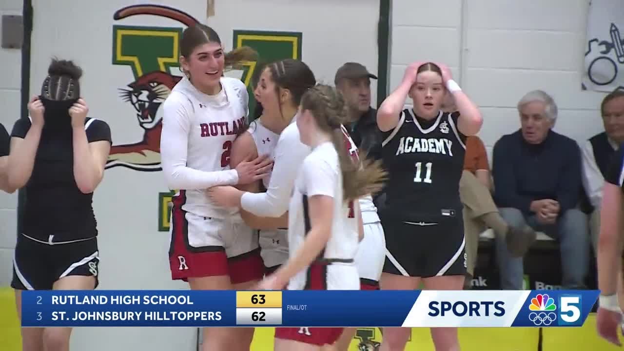 Rutland and Mount Mansfield girls' basketball advance to face in VPA Division I Championship