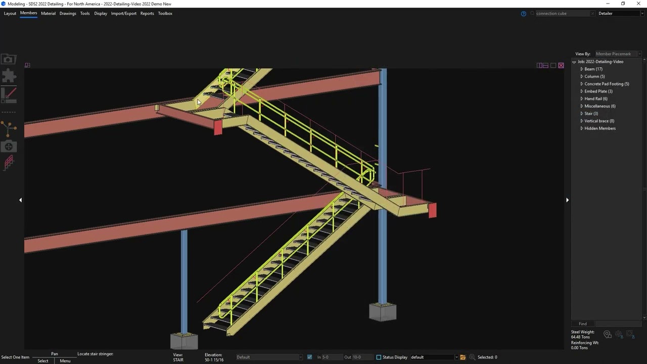 SDS2 Detailing: 3D Steel Detailing Software