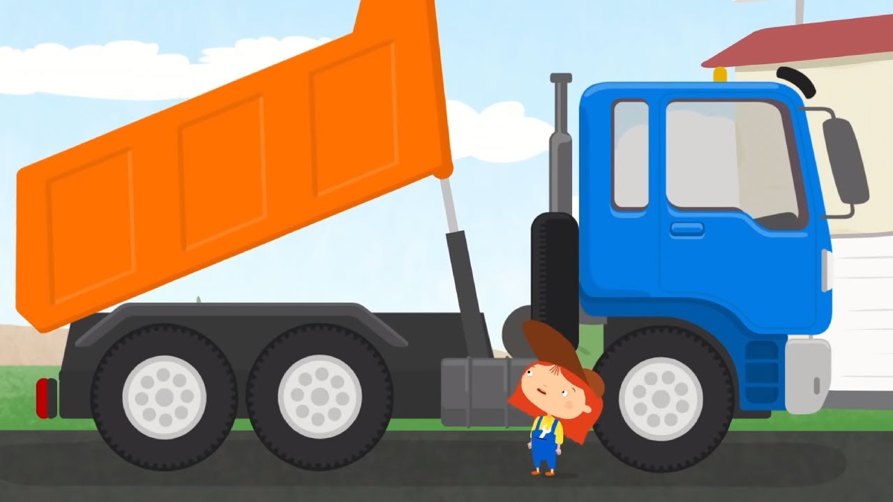 O  caminh&atilde;o basculante quebrou! A Doutora McWheelie. Desenhos animados para crian&ccedil;as