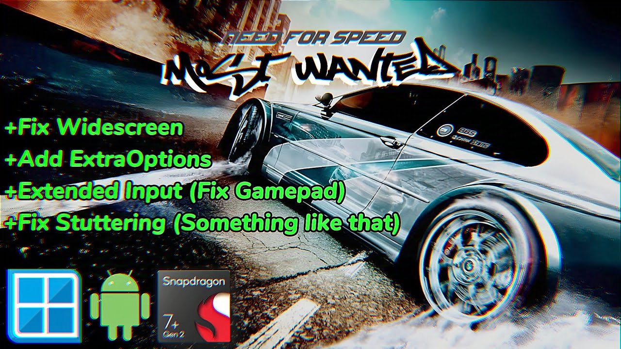 NFS Most Wanted Black Edition (2005) on WINLATOR | A Step by Step Guide | Poco F5