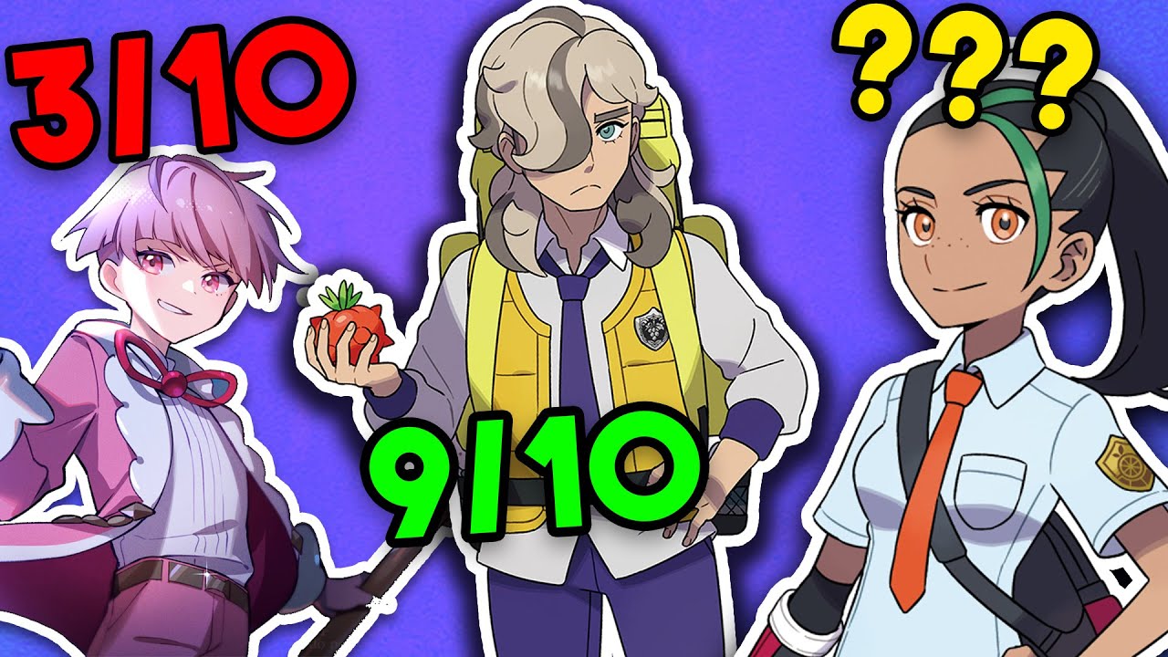 PUNTUANDO LOS PERSONAJES DE POKEMON ESCARLATA Y PÚRPURA