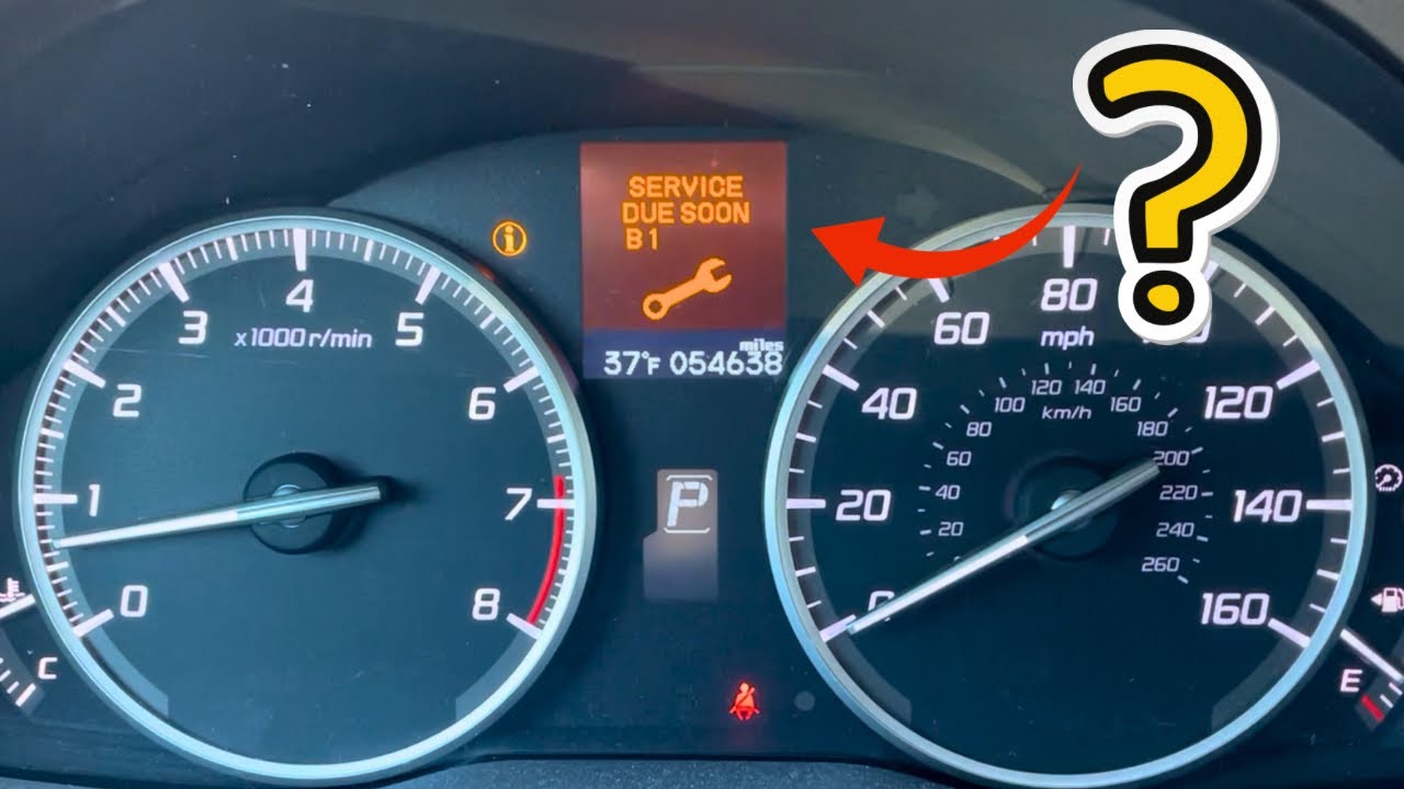 Как сбросить индикатор обслуживания Acura B1 (без инструментов и без посещения дилера)