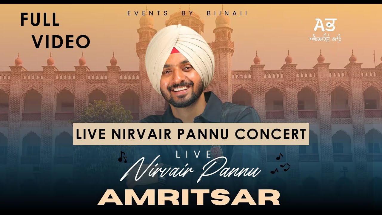 Nirvair Pannu Full Live Show Khalsa College Amritsar #nirvairpannu #khalsacollegeamritsar