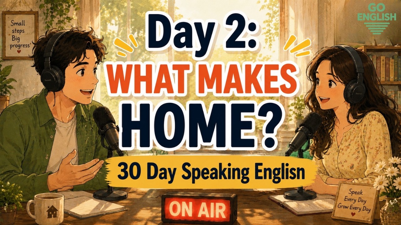 30 Days to Build Your English Identity | Describe Your Home | English Speaking Practice - Day 2