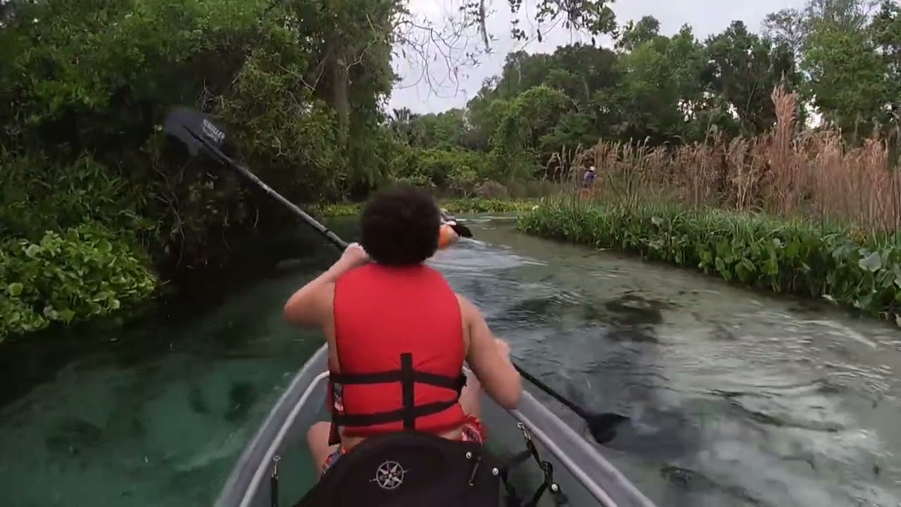 Kayaking at the Rock Springs Apopka, Florida