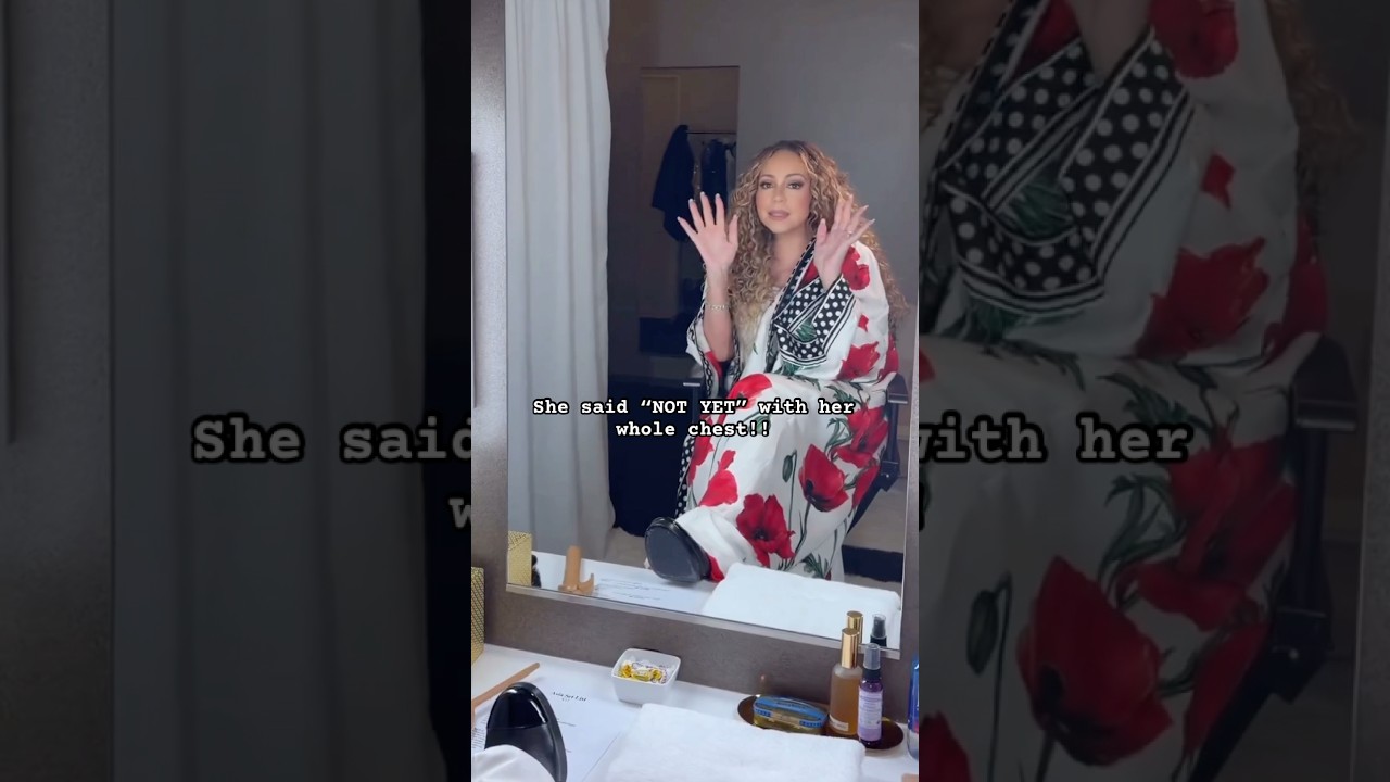 Mariah Carey says it&rsquo;s not time yet for Christmas (2025) #mariahcarey #mariah