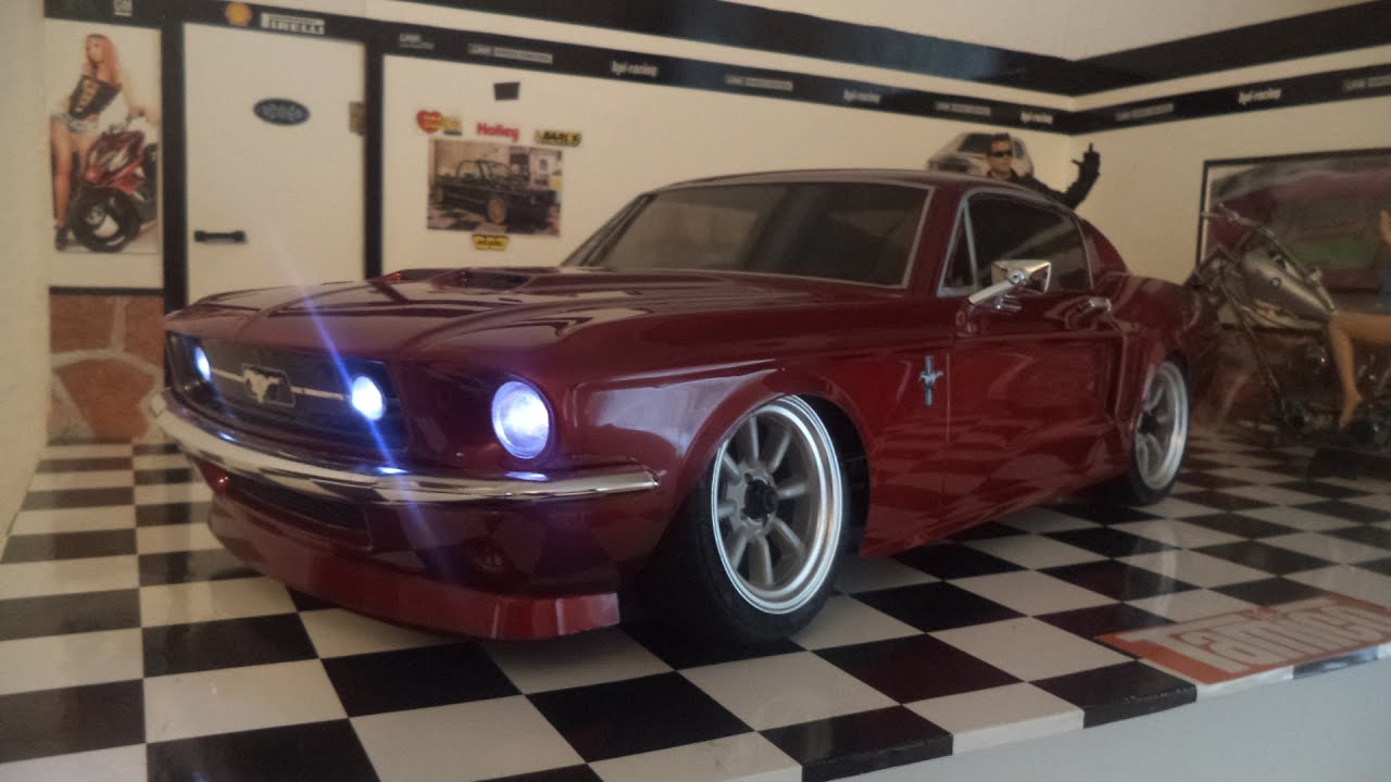 RC 1:10 Karosserie vaterra mustang 1967 Scale Drift Tuning MST Yokomo von rcparadies86 Wittich