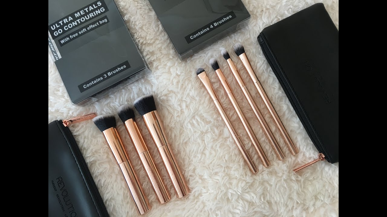 Makeup Revolution Ultra Metals Go Contouring Brush Sets