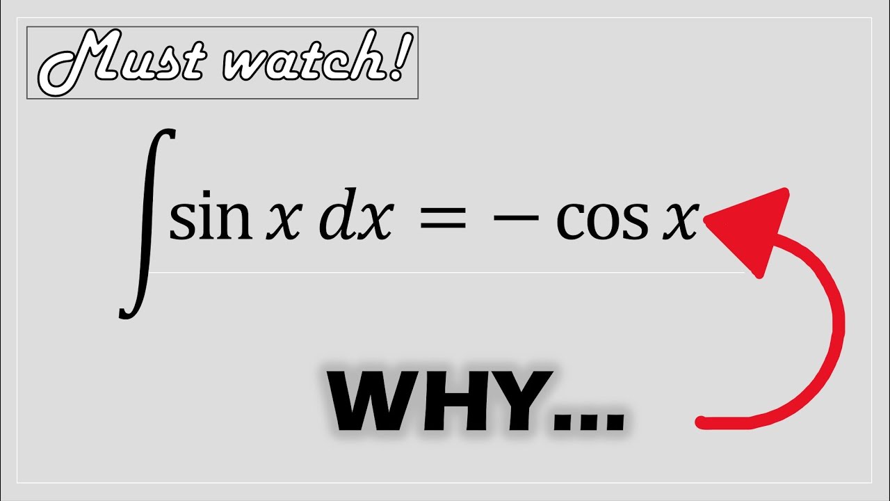 Integral sin(x) Proof