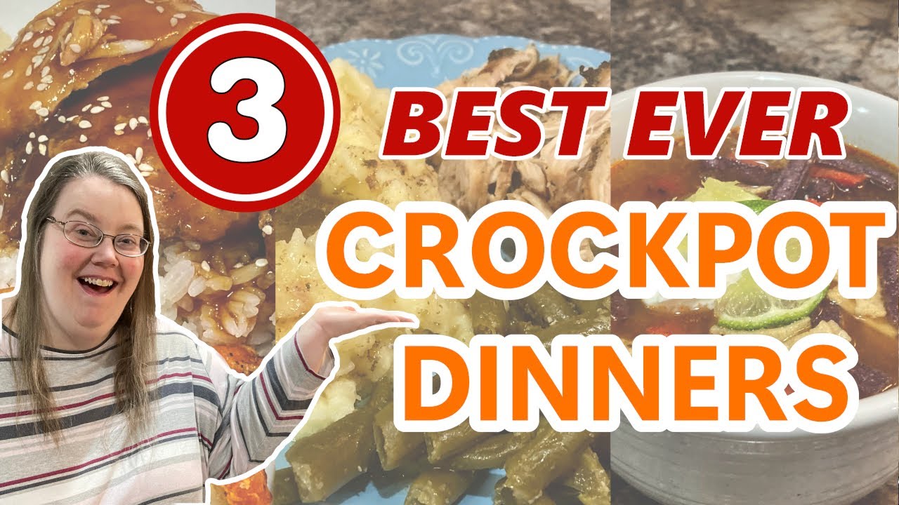 *3* of the BEST CROCKPOT RECIPES You HAVE TO TRY! | SLOW COOKER FALL RECIPES | CROCKTOBER 2023