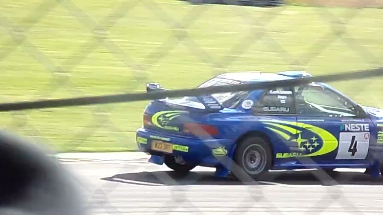 Rallyday 2022: Ex Juha Kankkunen Subaru Impreza WRC tackles the legends stage